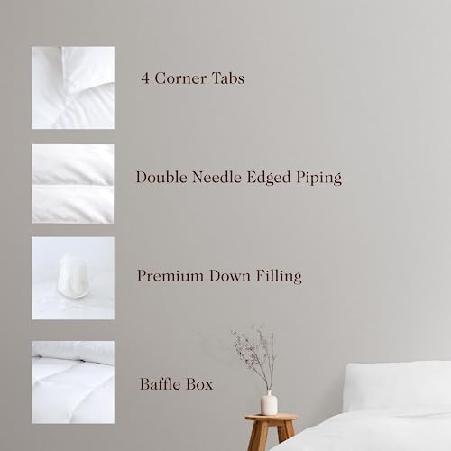 Polish Goose Down Comforter Duvet Insert, 950 Fill Power