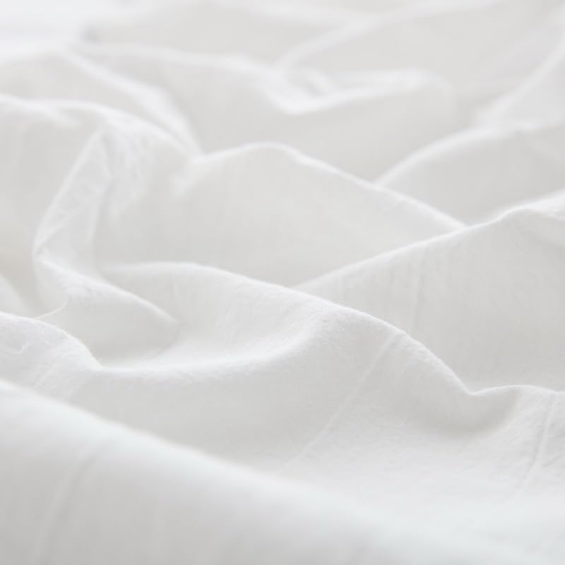 Machine Washable Soft Mattress Protector, White