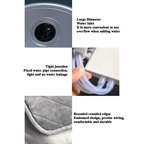 Water-Circulation Heated Blanket with Silent Pump & Night Light