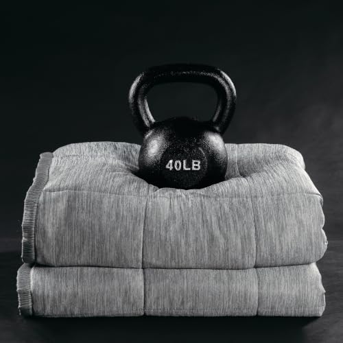 Big Blanket Co XL Weighted Blanket Cooling Frost Grey