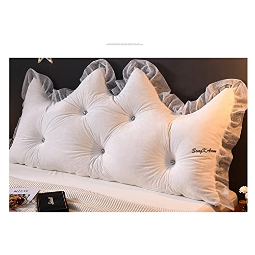 Washable Crystal Velvet Long Bedside Cushion Pillow