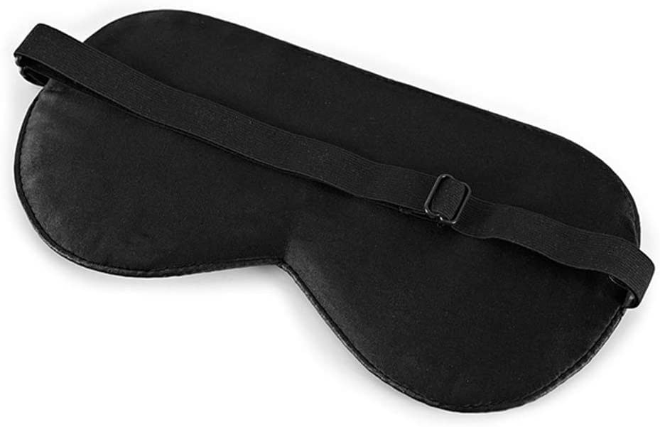 3D Contoured Light-Blocking Sleep Mask with Adjustable Strap