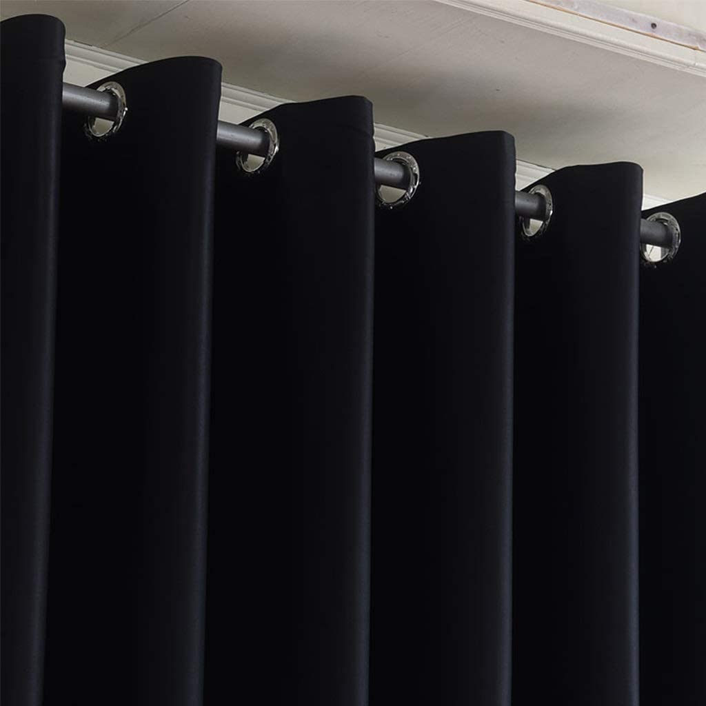 Double-Sided Blackout Curtain with Grommets, Thermal Insulated