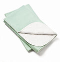 12-Pack Heavy-Duty Reusable Washable Bed Pads, 34 × 36 in, Green