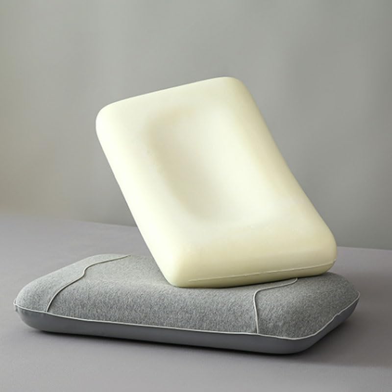 Knitted Cotton Slow Rebound Neck Support Pillow
