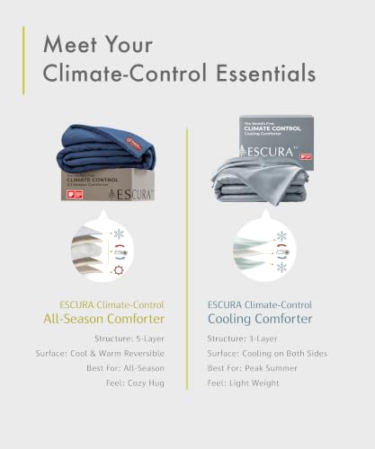 Bamboo Cooling Comforter, Ultra-Breathable with Temperature-Regulating Fill