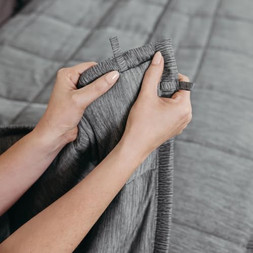 Big Blanket Co XL Weighted Blanket Cooling Frost Grey