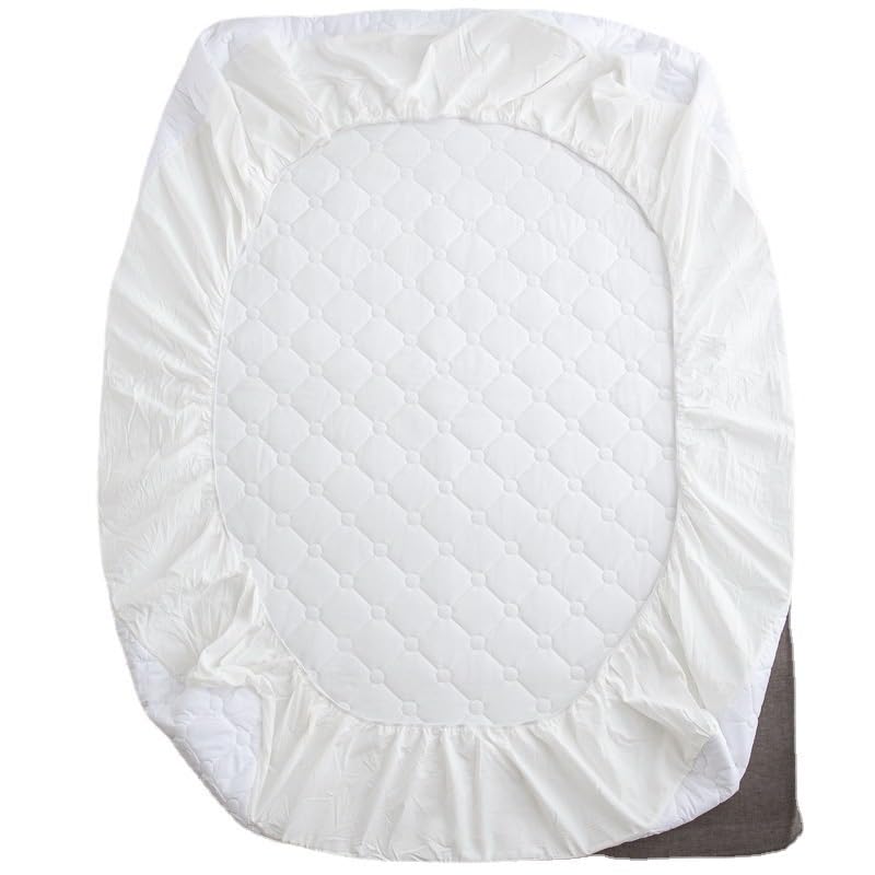 Machine Washable Soft Mattress Protector, White