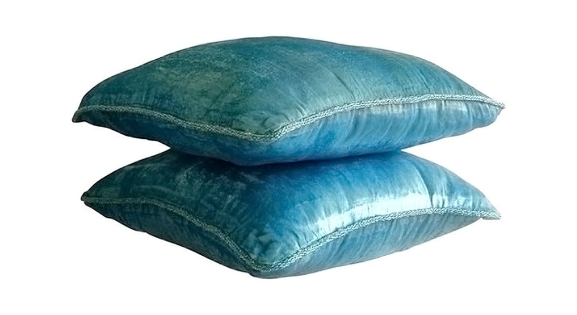 Light Brown Velvet Beaded Cord Cushion Cover, Choco Shimmer