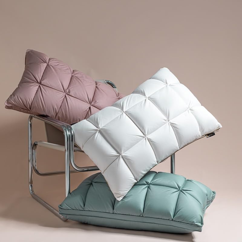 King Size Goose Down Pillow with Cotton Cover