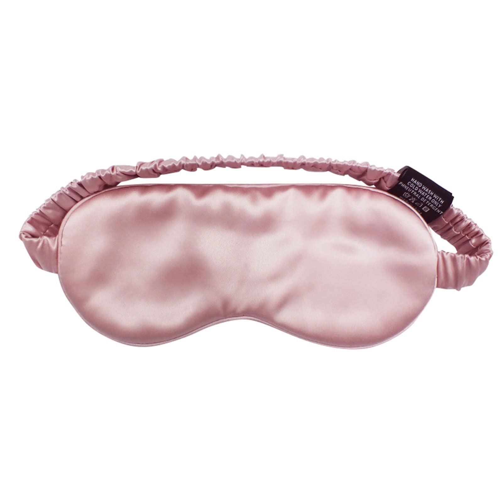 Silk Satin Blackout Sleep Mask with Adjustable Strap