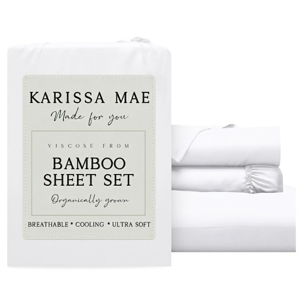 KARISSA MAE Luxury Bamboo Viscose Sheet Set