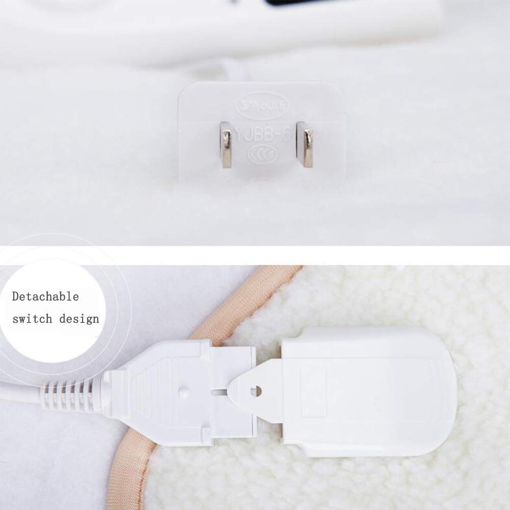 Dual-Control Washable Heated Blanket with Timer