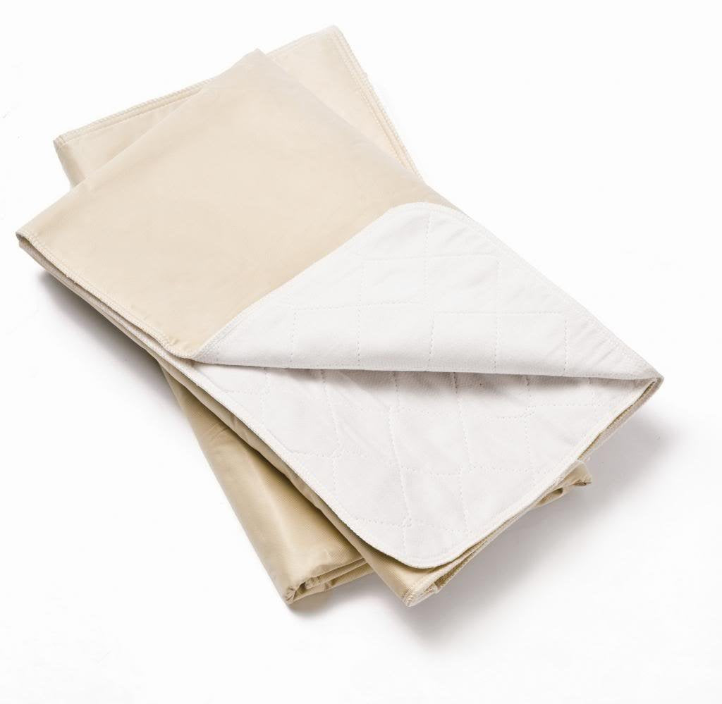 12 Pack, Bed Pad Standard Reusable Underpad Washable 34x36 Tan