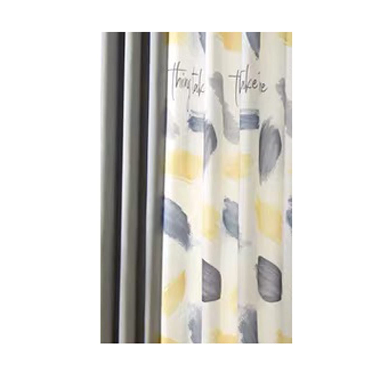 Bicolor Blackout Curtains, 2 Panels, Soft & Smooth, Gray