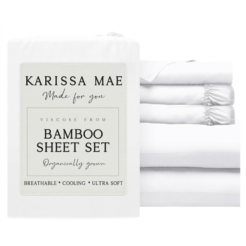 KARISSA MAE Luxury Bamboo Viscose Sheet Set