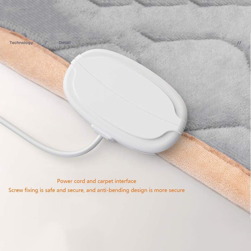 Electric Heated Blanket with 9 Heat Levels, 1–12H Timer & Auto Shut-Off