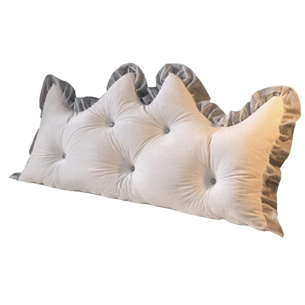 Washable Crystal Velvet Long Bedside Cushion Pillow