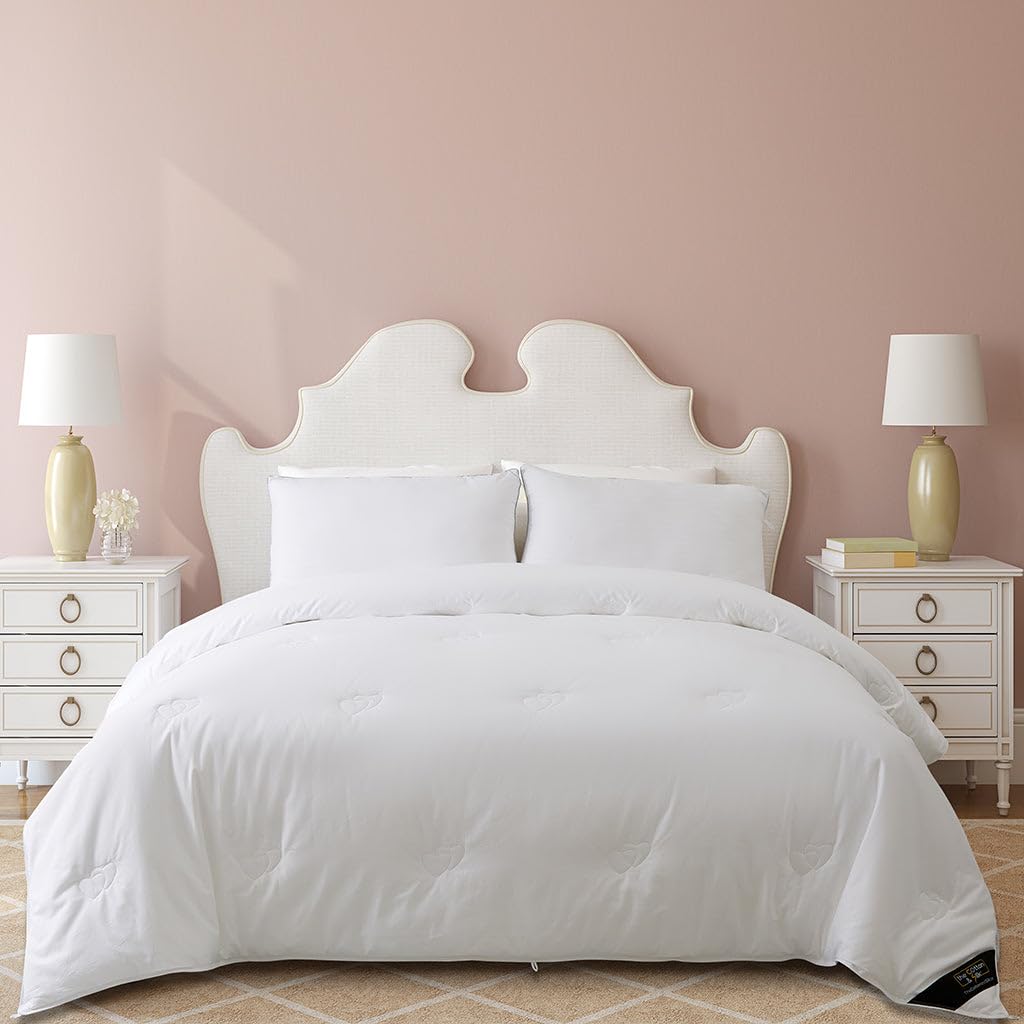 King Size 100% Mulberry Silk Comforter, Ultra Soft & Breathable