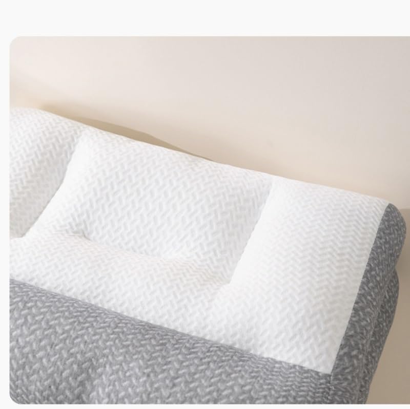 Supportive Neck Pillow with Resilient Core