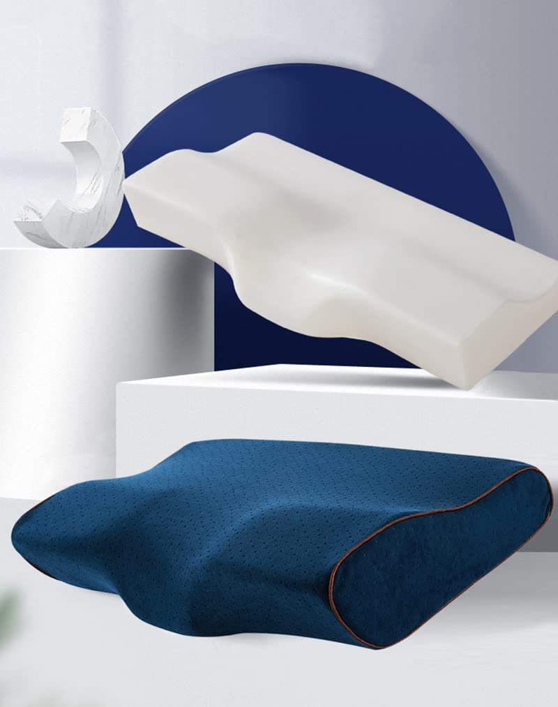 Slow Rebound Memory Foam Cervical Neck Pillow