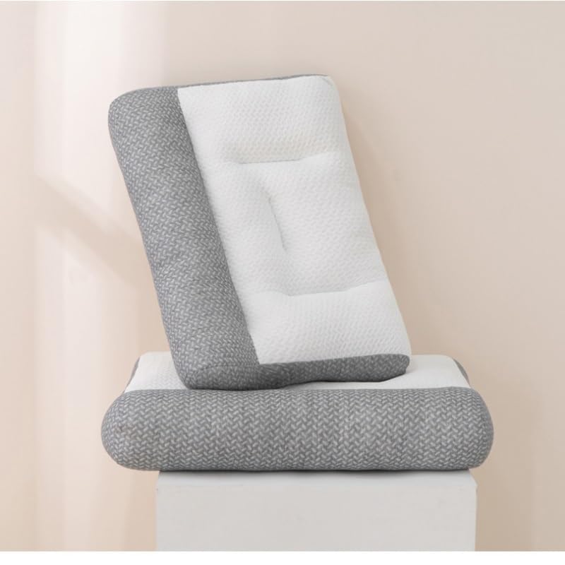 Supportive Neck Pillow with Resilient Core