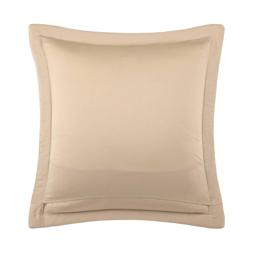 Organic Cotton Quilted Euro Pillow Sham, Dune, 26 × 26 in