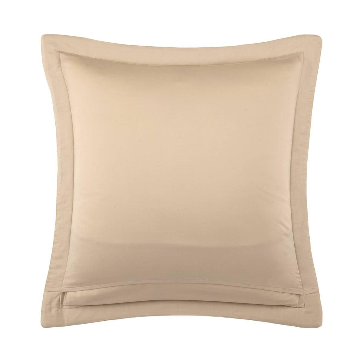 Organic Cotton Quilted Euro Pillow Sham, Dune, 26 × 26 in