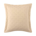 Organic Cotton Quilted Euro Pillow Sham, Dune, 26 × 26 in