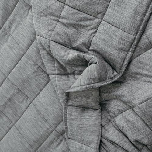 Big Blanket Co XL Weighted Blanket Cooling Frost Grey