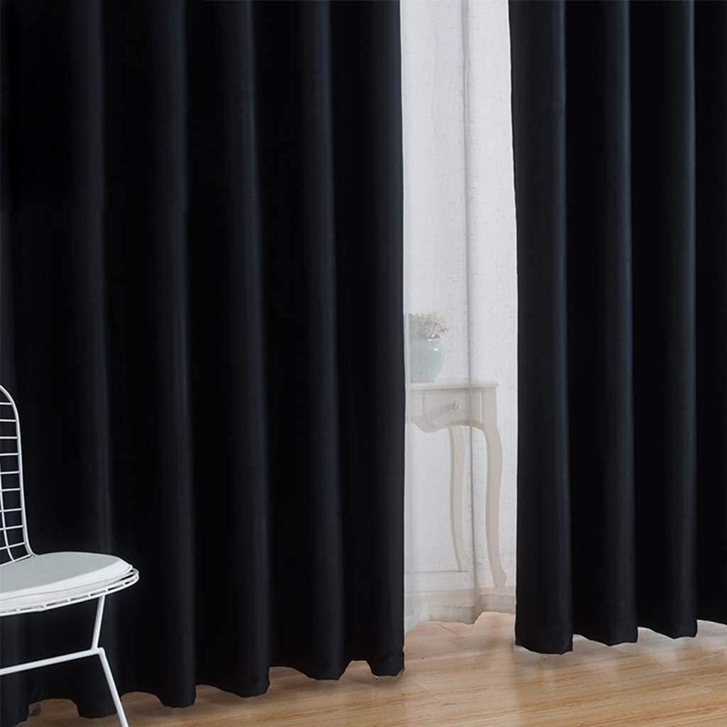 Double-Sided Blackout Curtain with Grommets, Thermal Insulated