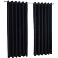 Double-Sided Blackout Curtain with Grommets, Thermal Insulated