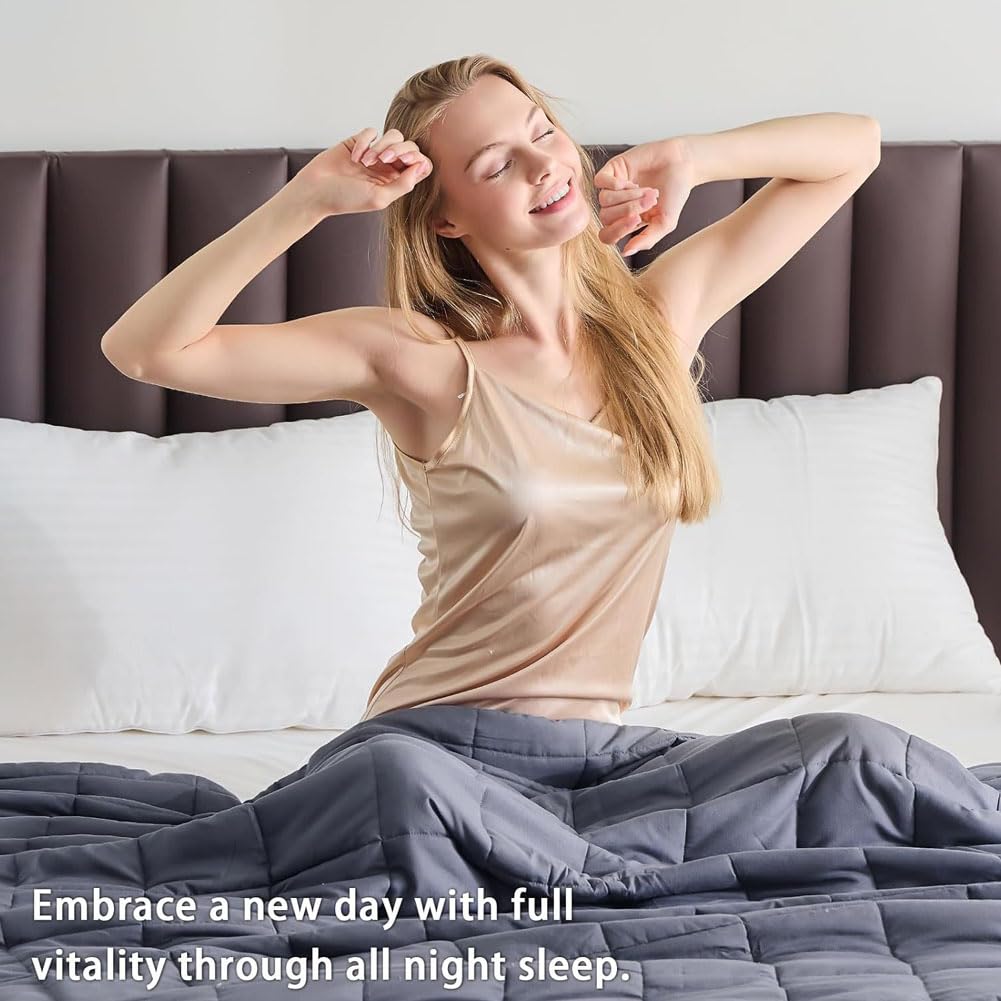 All-Season Weighted Blanket with Glass Beads