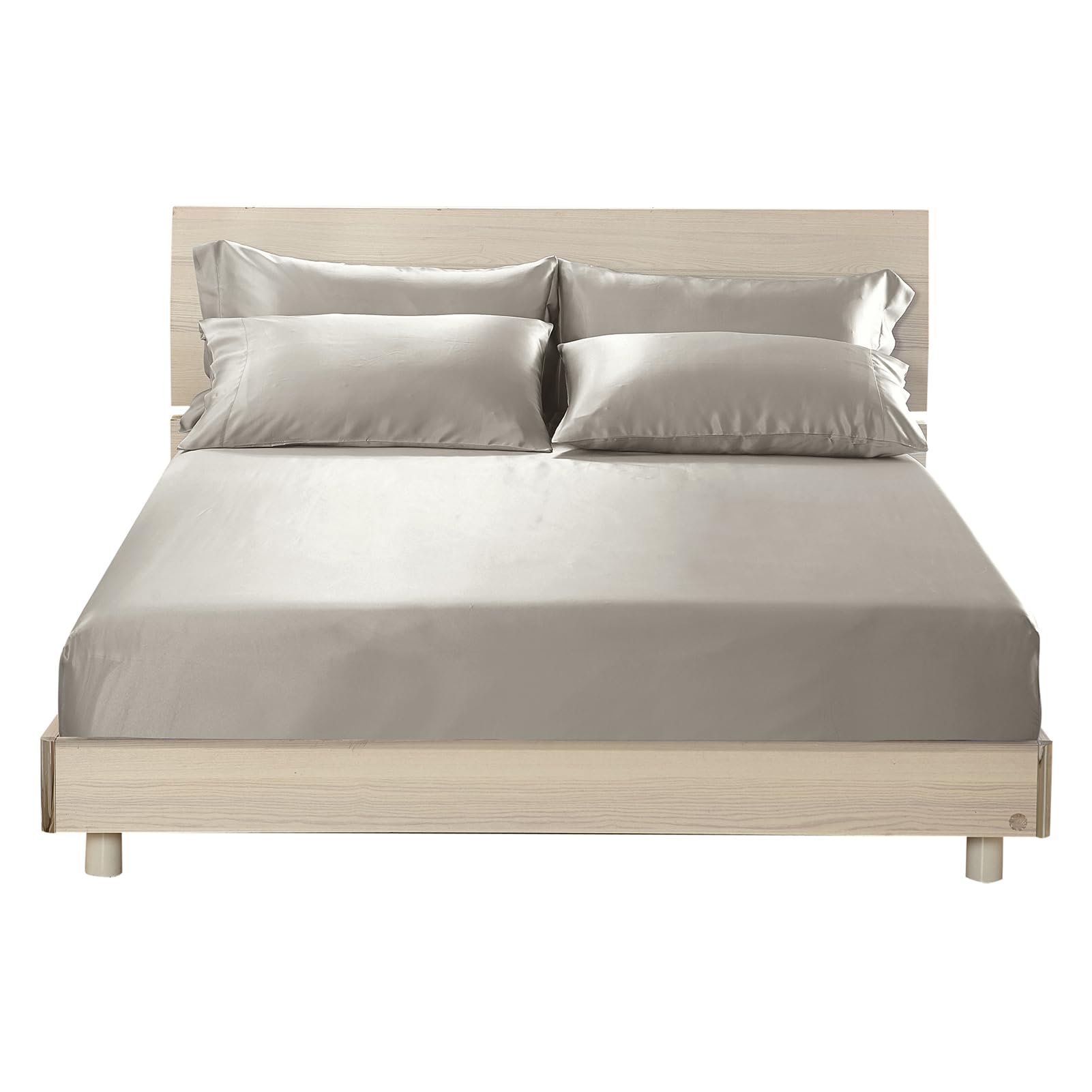 19 Momme 100% Mulberry Silk Fitted Sheet, 16" Deep Pocket