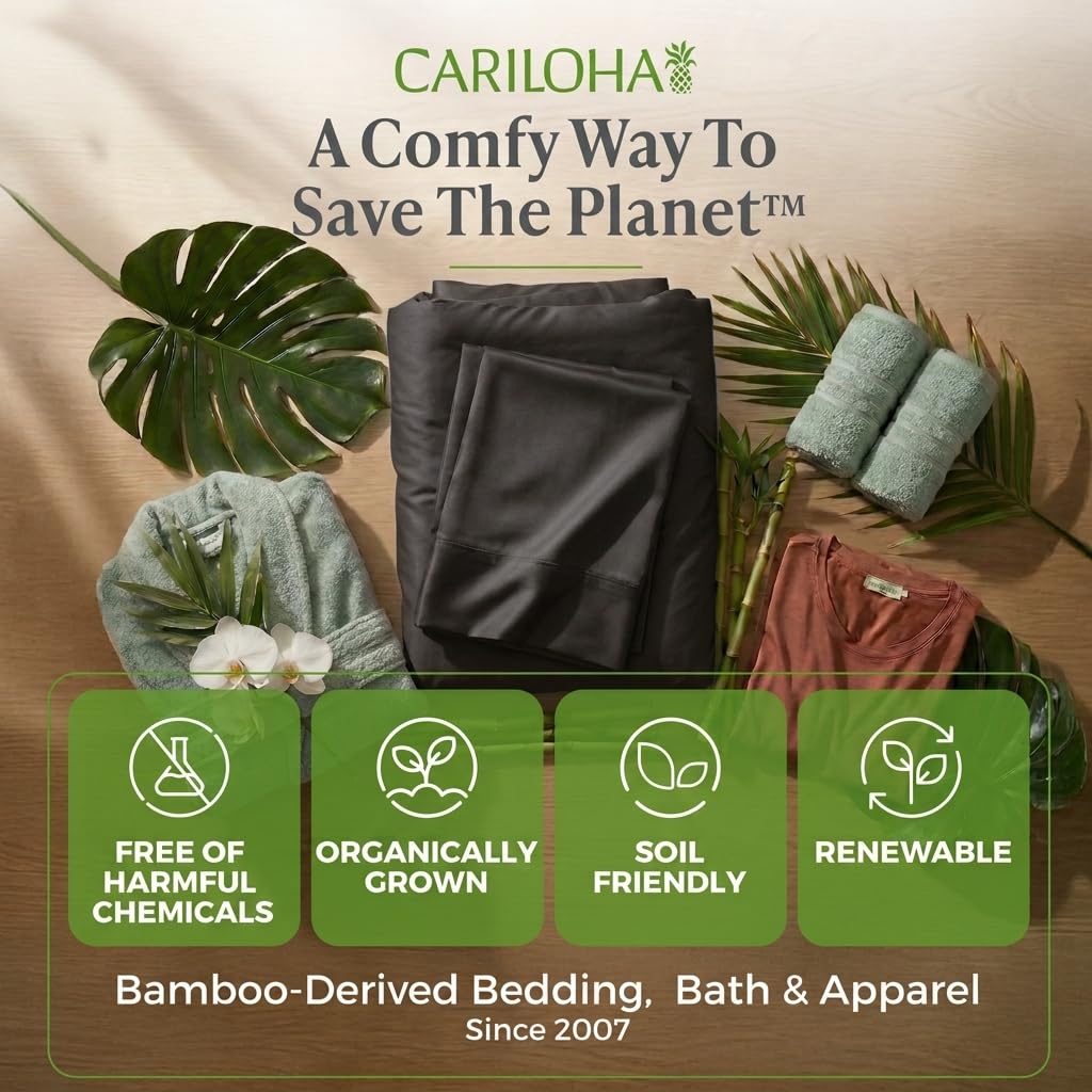 Cariloha Retreat 100% Bamboo Lyocell Sheets