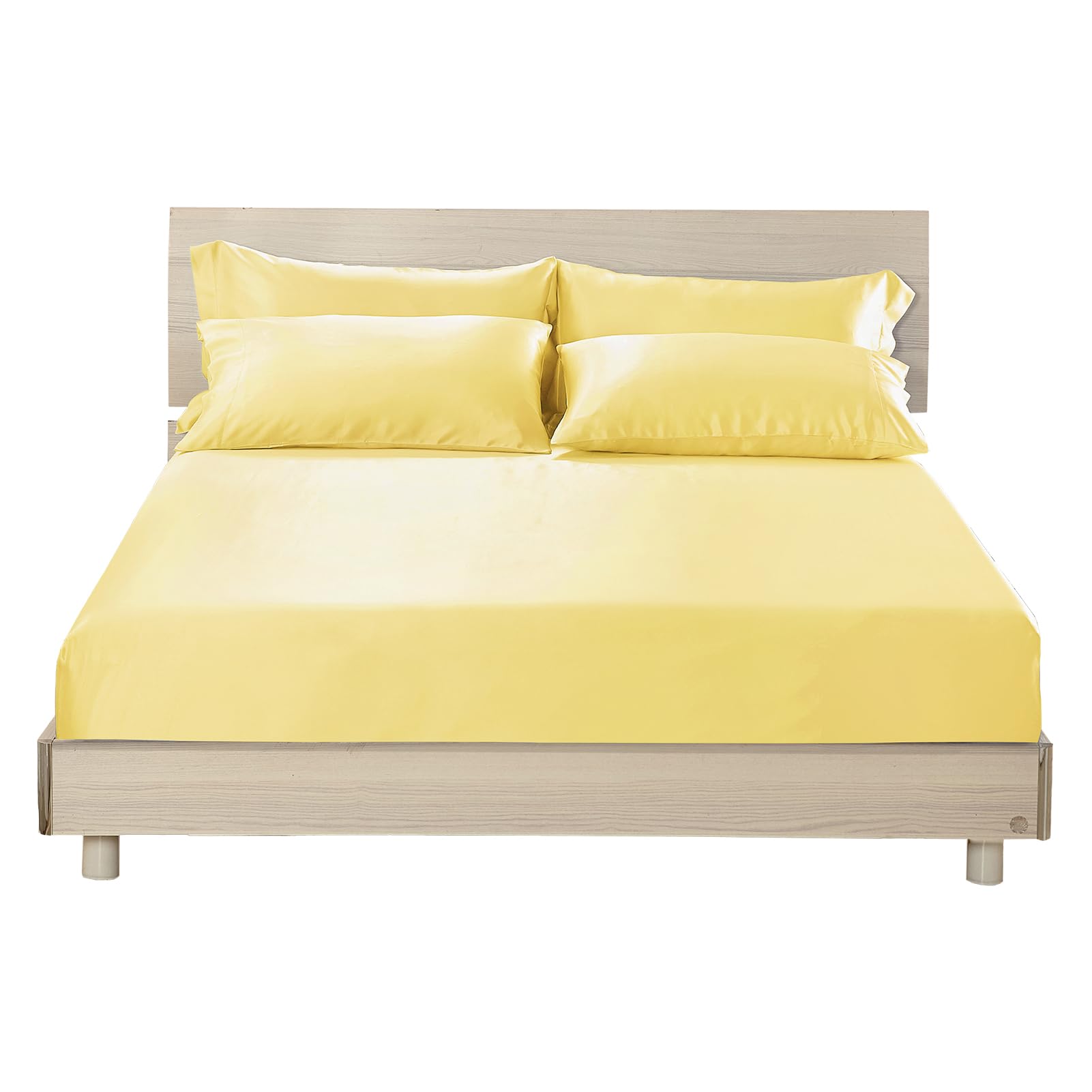 19 Momme 100% Mulberry Silk Fitted Sheet, 16" Deep Pocket