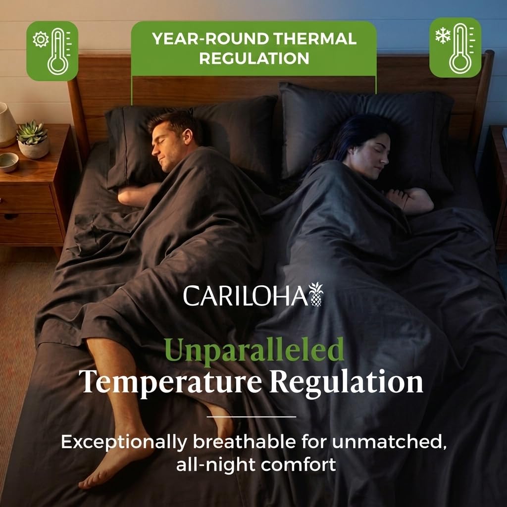 Cariloha Retreat 100% Bamboo Lyocell Sheets