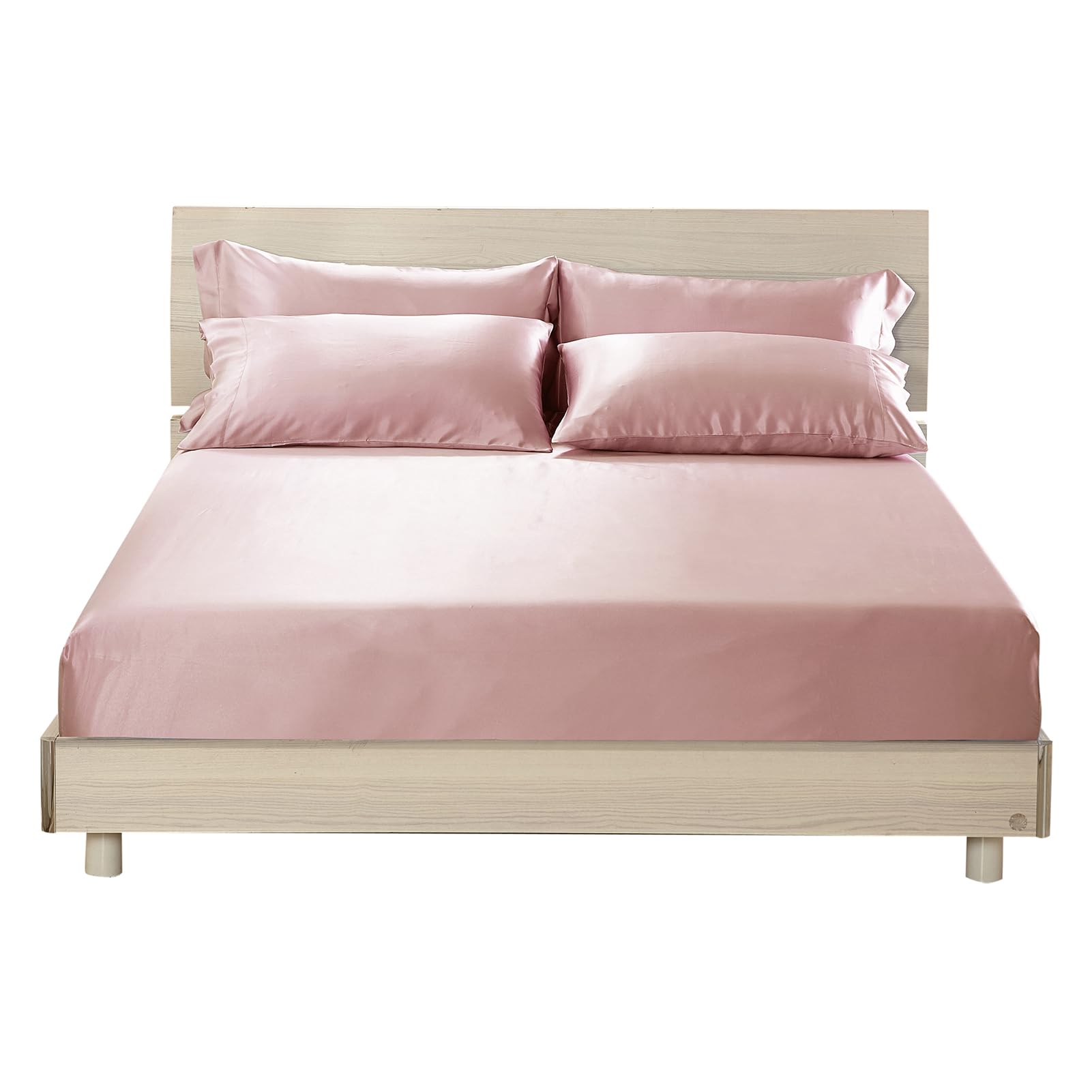 19 Momme 100% Mulberry Silk Fitted Sheet, 16" Deep Pocket