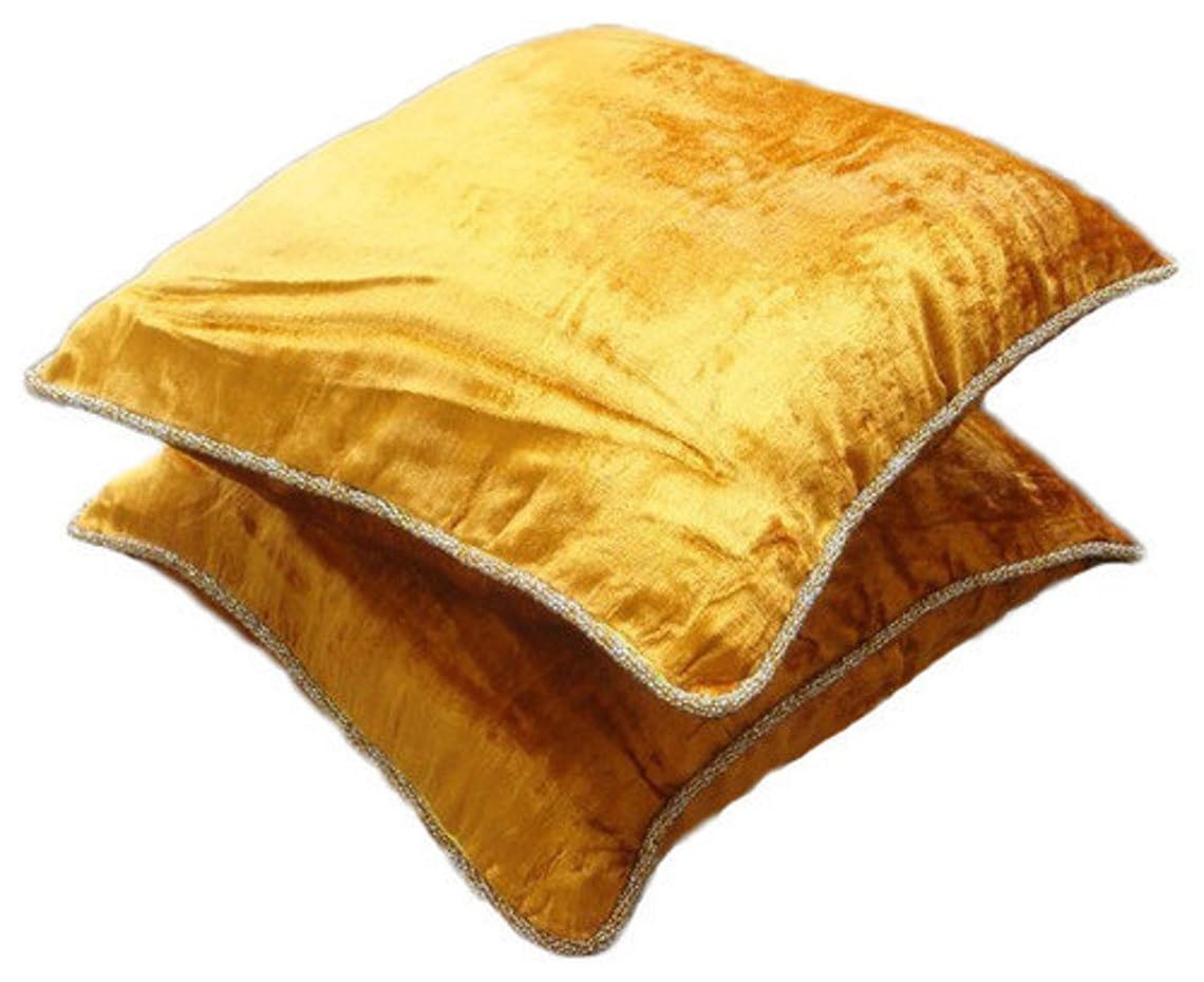 Light Brown Velvet Beaded Cord Cushion Cover, Choco Shimmer