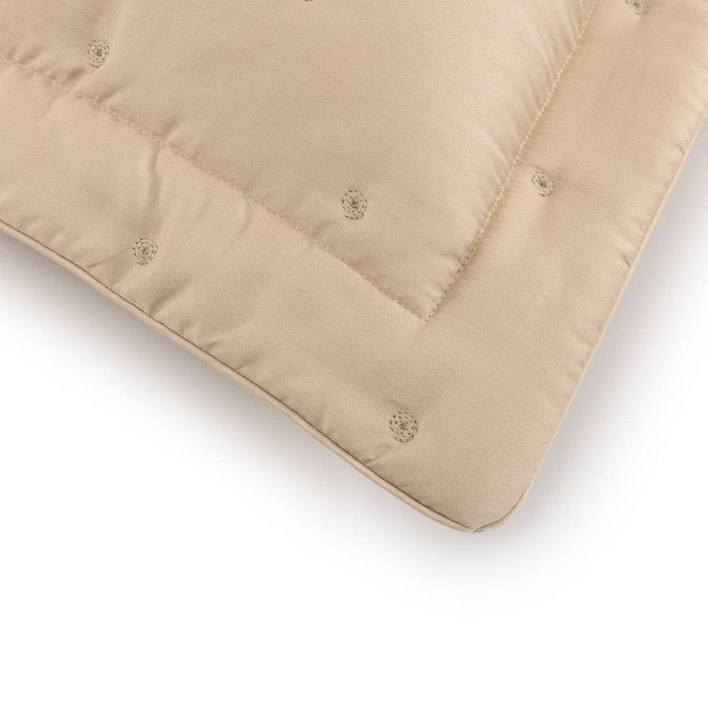 Organic Cotton Quilted Euro Pillow Sham, Dune, 26 × 26 in