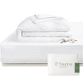 FAUNNA 100% Cotton Mattress Encasement Full 16&Duvet Cover Full