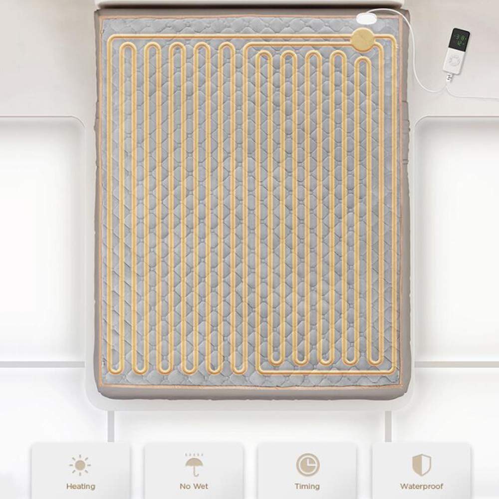 Electric Heated Blanket with 9 Heat Levels, 1–12H Timer & Auto Shut-Off