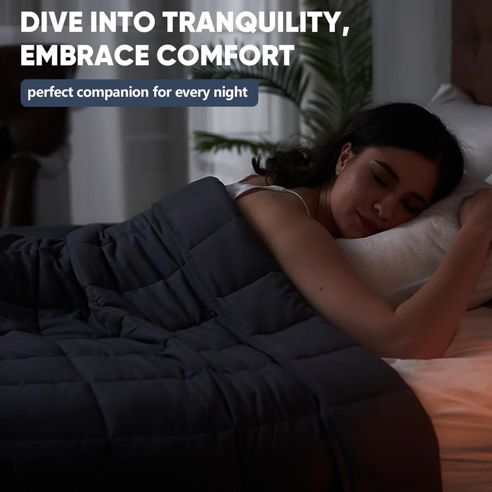 All-Season Weighted Blanket with Glass Beads