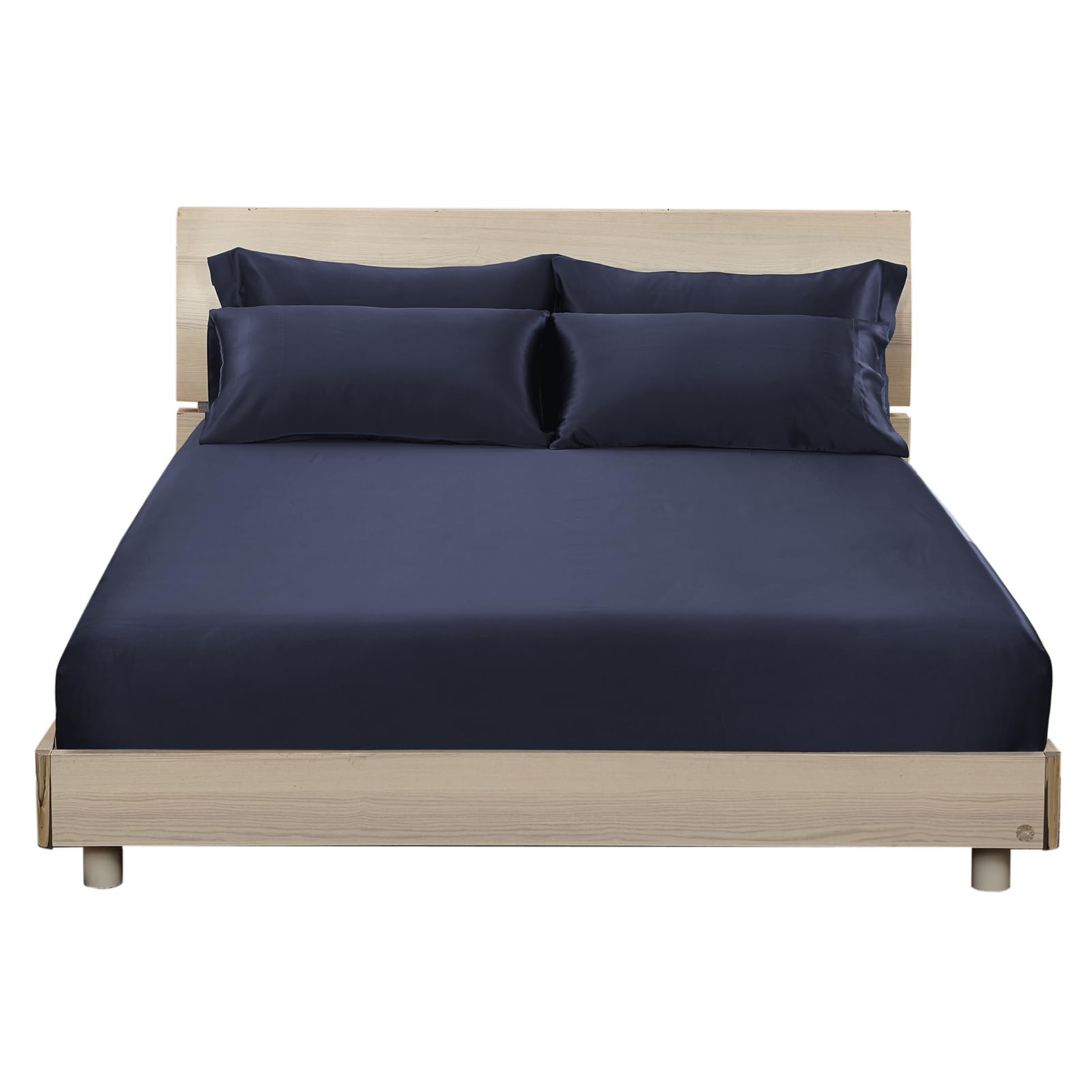 19 Momme 100% Mulberry Silk Fitted Sheet, 16" Deep Pocket