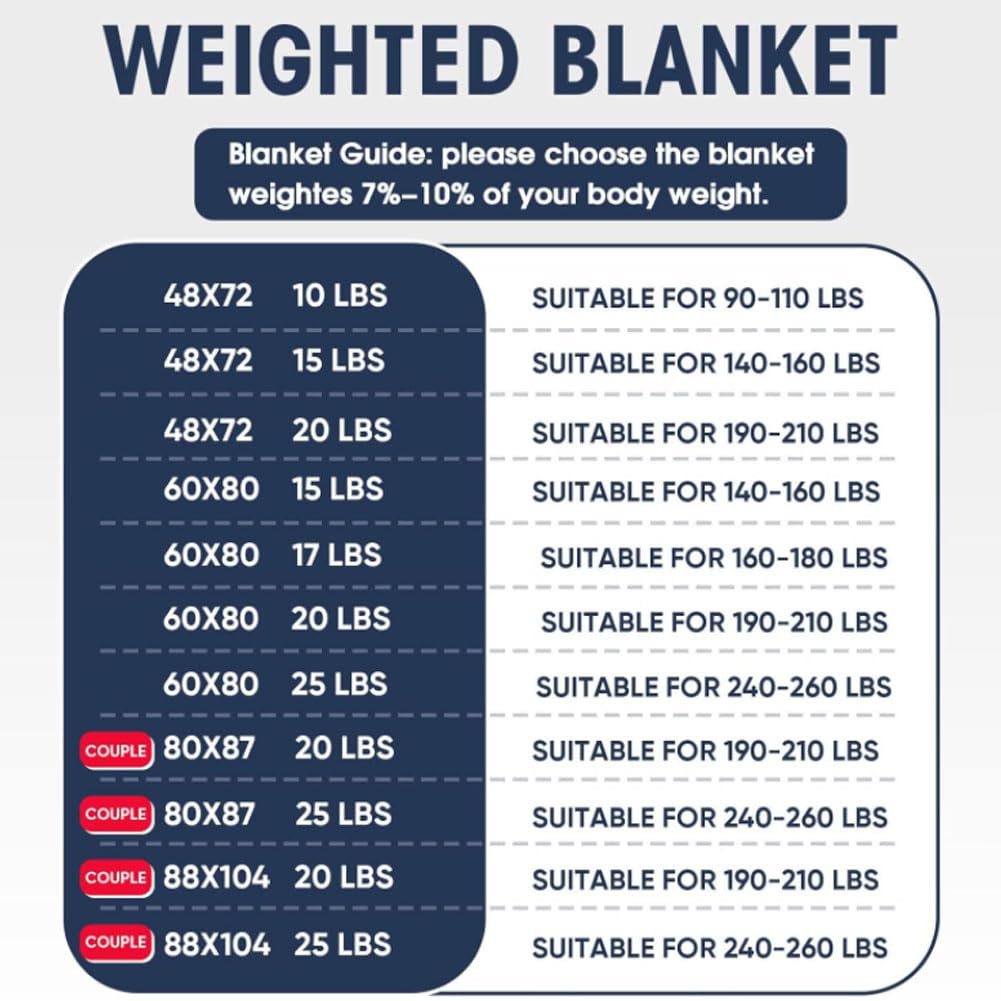 All-Season Weighted Blanket with Glass Beads