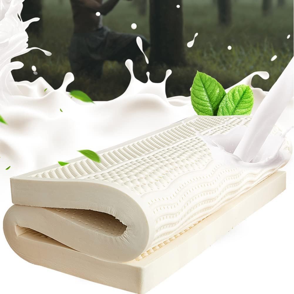 Natural Latex Mattress Topper, Breathable & Supportive, 7.5 cm, 135 × 190 cm