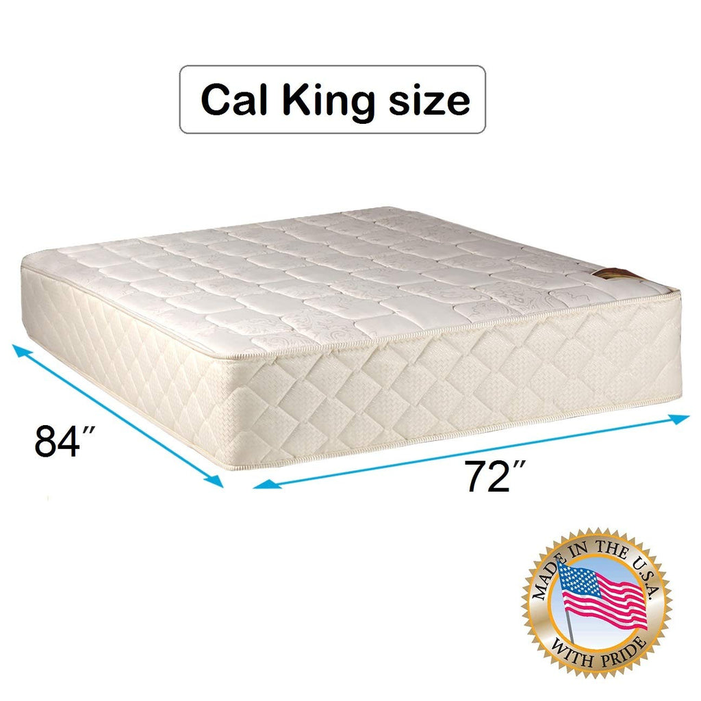 California King Medium-Firm Two-Sided Mattress with Protective Cover