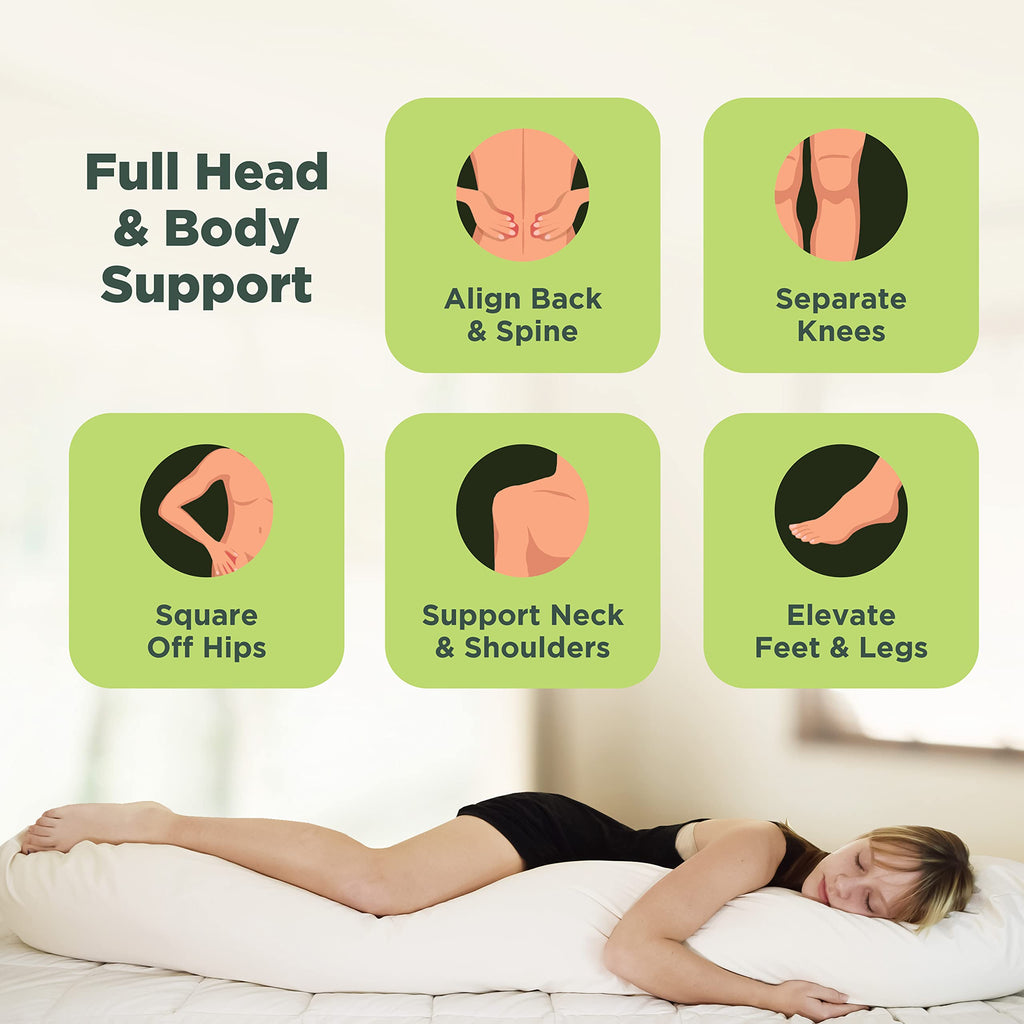 Sleeping Bean Body Pillow - Veggie-Kapok