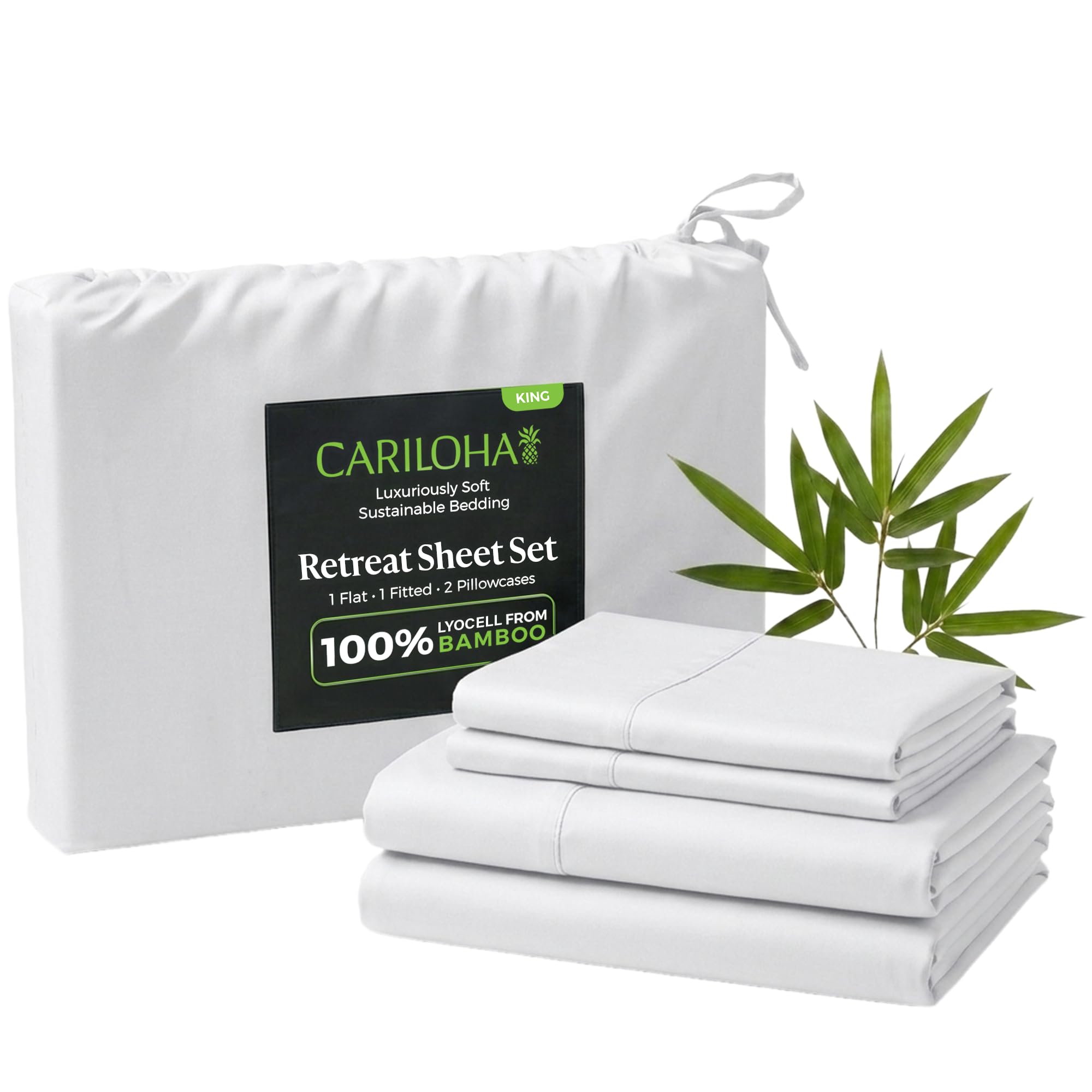 Cariloha Retreat 100% Bamboo Lyocell Sheets