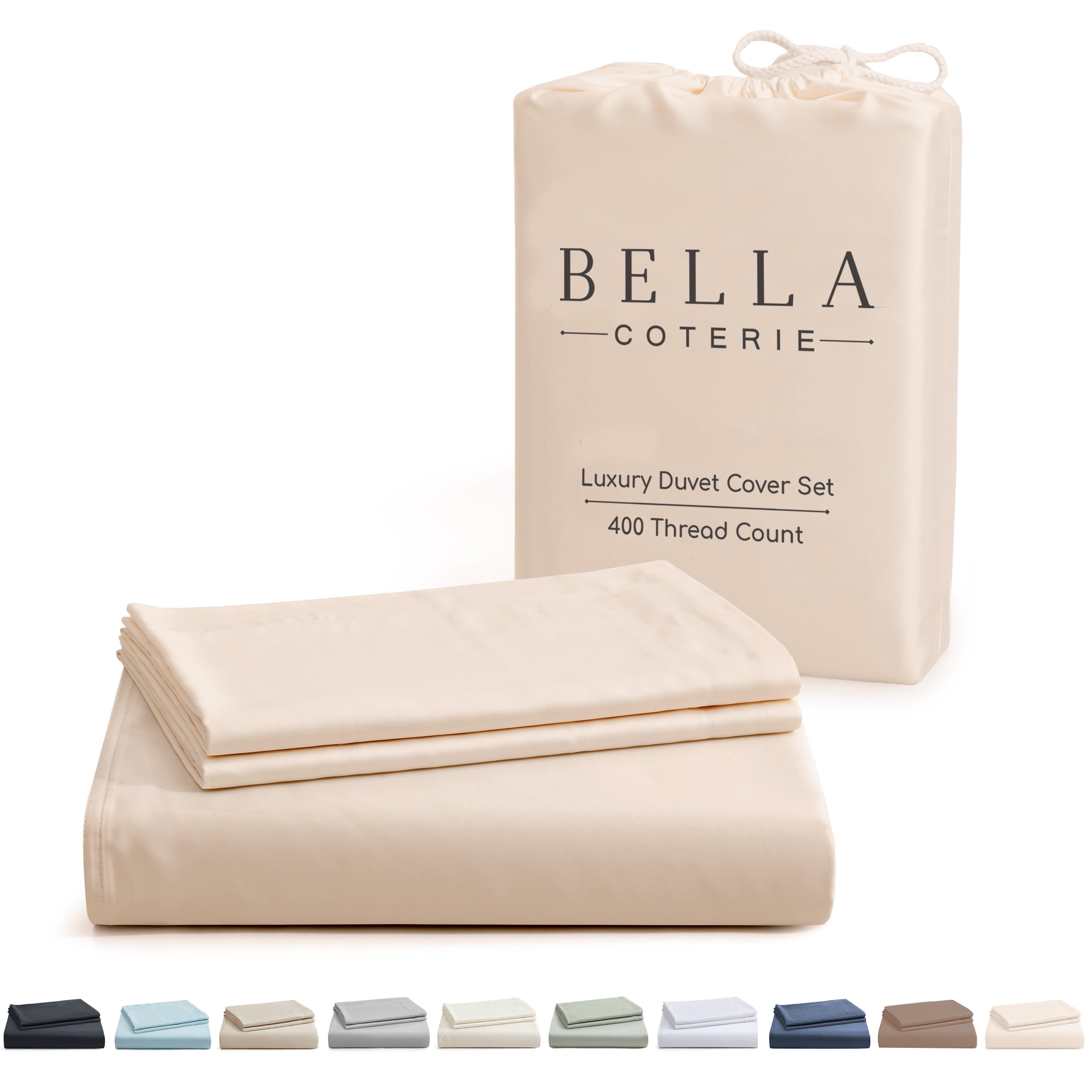 Bella Coterie | Luxury Bamboo Viscose Duvet Cover Set